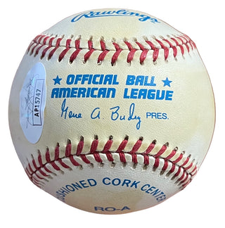 Bernie Williams Autographed Official American League Baseball (JSA)