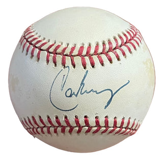 Carlos Baerga Autographed Official American League Baseball (JSA)