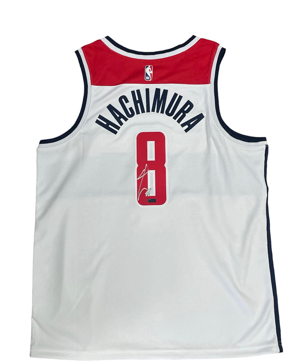 Rui Hachimura Autographed Red Washington Wizards Swingman Jersey