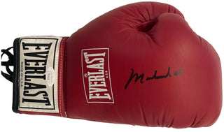 Muhammad Ali Autographed Red Everlast Right Hand Boxing Glove (JSA)