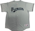 Florida Marlins unsigned Authentic Majestic Gray Jersey XL