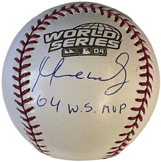 Manny Ramirez Signed 2004 World Series Official Major League Baseball (Steiner/MLB)