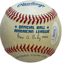 Derek Jeter Autographed Official American League Gene Budig Baseball (JSA)