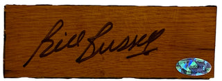 Bill Russell Autographed 6x2 Boston Garden Floor Piece