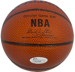 Bill Russell Autographed Spalding Mini Basketball (JSA)