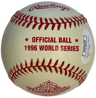 Chipper Jones Autographed Official 1996 World Series Baseball (JSA)
