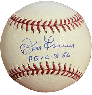 Don Larsen "PG 10-8-56" Autographed Official Major League Baseball