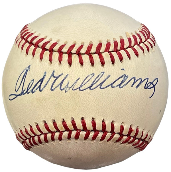 Ted Williams Autographed Bobby Brown Baseball