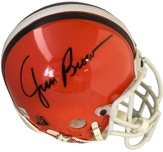 Jim Brown Autographed Cleveland Browns Mini Helmet (Beckett)