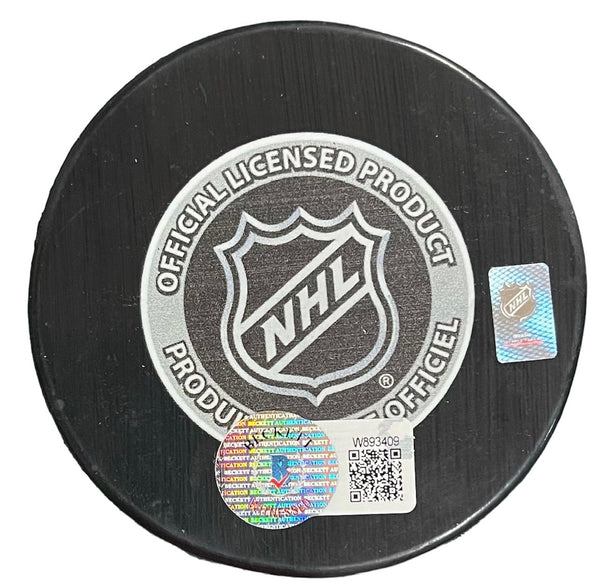 Matthew Tkachuk "MVP" Autographed 2023 NHL All Star Game Logo Puck