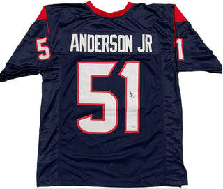 Will Anderson Jr Autographed Custom Jersey (PSA)