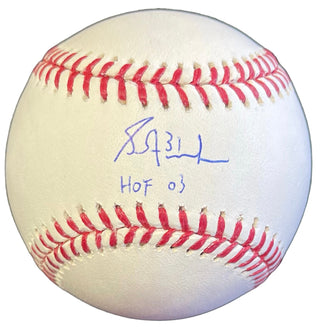 Grant Fuhr "HOF 03" Autographed Official Major League Baseball (JSA)