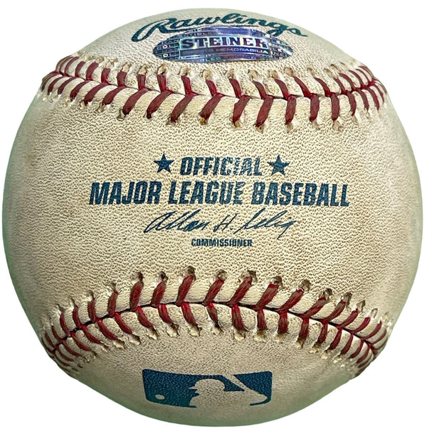 Mariano Rivera game Used Baseball W/inscription 