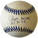 Ralph Houk "61 WSC" Autographed Official American League Baseball