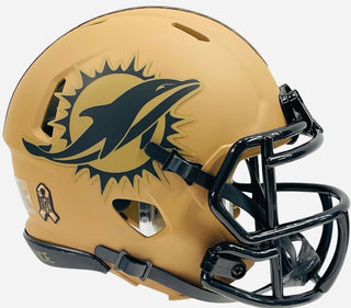 Miami Dolphins Salute To Service Mini Helmet