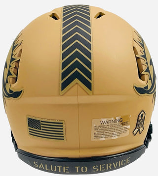 Miami Dolphins Salute To Service Mini Helmet