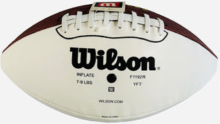 Sage Rosenfels Autographed Wilson White Panel Football
