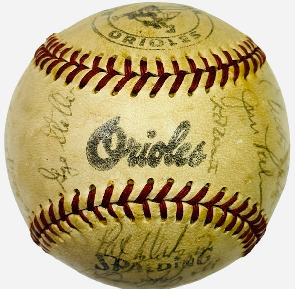 1971 Baltimore Orioles Team Signed Baseball