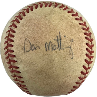 Don Mattingly Autographed Baseball (JSA)