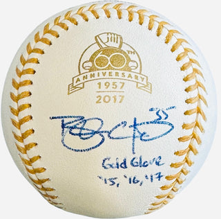 Brandon Crawford Autographed 2017 Official Gold Glove Baseball (JSA)