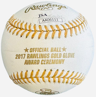 Brandon Crawford Autographed 2017 Official Gold Glove Baseball (JSA)