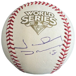 Johnny Damon Autographed 2009 World Series Baseball