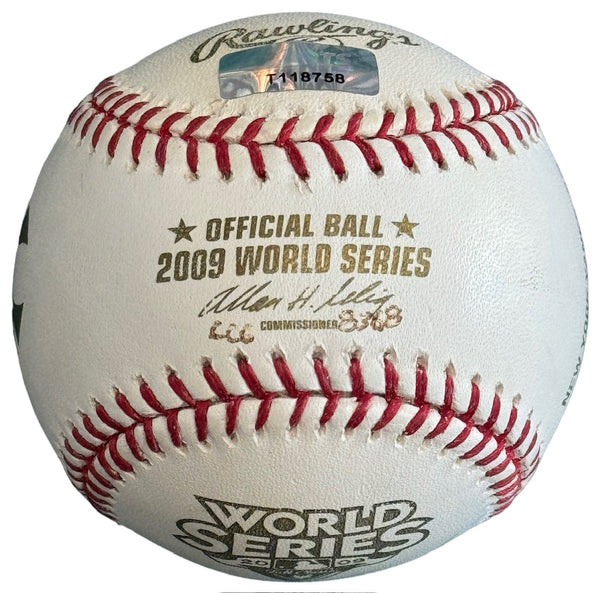 Mark Teixeira Autographed 2009 World Series Baseball