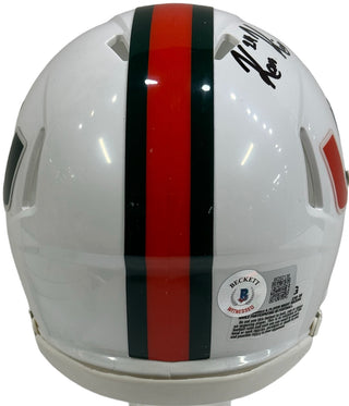 Kam Kinchens Autographed University of Miami Hurricanes Speed Mini Helmet (Beckett)