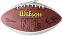Junior Seau Autographed Wilson White Panel Football (JSA)