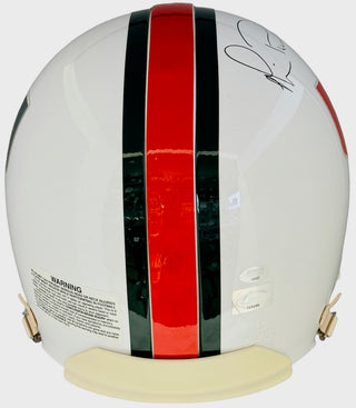 Michael Irvin Autographed University of Miami Hurricanes Authentic Riddell Helmet