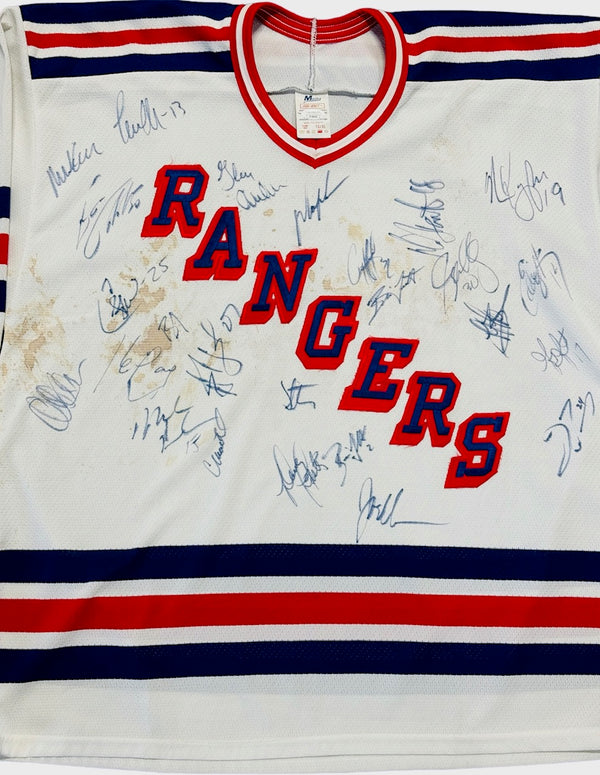 1993-94 Stanley Cup Champions New York Rangers Signed CCM Jersey (JSA)