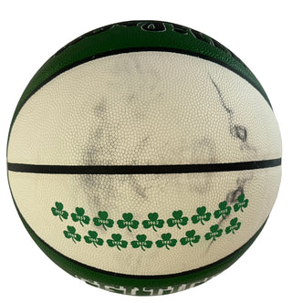 Kevin McHale Signed Boston Celtics 75th Anniversary City Edition Wilson NBA Basketball  (Beckett Witnessed)