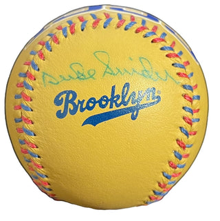 Duke Snider Autographed 1955 Brooklyn Dodgers Commemorative Baseball