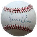 Ernie Banks Autographed Official National League Baseball (JSA)