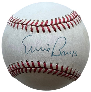 Ernie Banks Autographed Official National League Baseball (JSA)