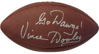 Vince Dooley Autographed Wilson Football (JSA)