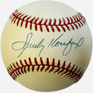 Sandy Koufax Autographed Official National League Baseball (JSA)