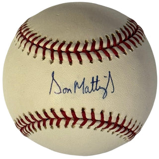 Don Mattingly Autographed Official Major League Baseball (JSA)