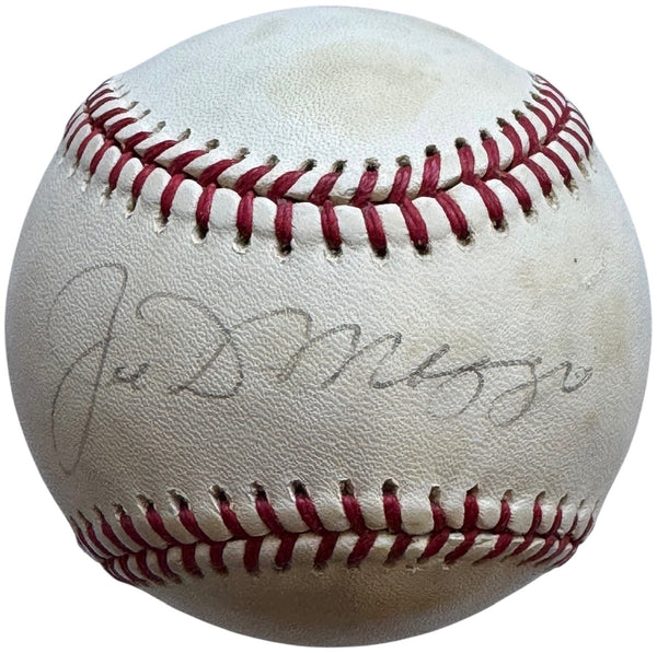 Joe DiMaggio Autographed American League Bobby Brown Baseball (JSA)