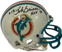 Bob Griese & Zach Thomas Autographed Dolphins Mini Helmet