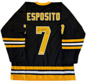 Phil Esposito Autographed Bruins Custom Jersey (JSA)