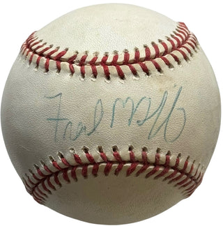 Fred McGriff Autographed Game Used Official Major League Baseball (JSA)