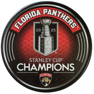 Florida Panthers 2025 Stannley Cup unsigned Official Licensed NHL Puck