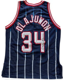 Hakeem Olajuwon Autographed Rockets Authentic Champion Jersey (JSA)
