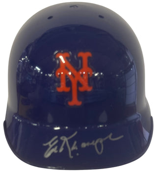 Ed Kranepool Autographed New York Mets Baseball Mini Helmet