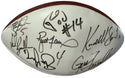 QB Club Autographed Wilson White Panel Football