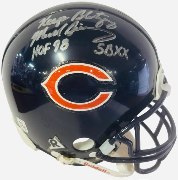 Mike Singletary Autographed Chicago Bears Mini Helmet
