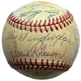 MLB Hall Of Famers Autographed Official Baseball (JSA)