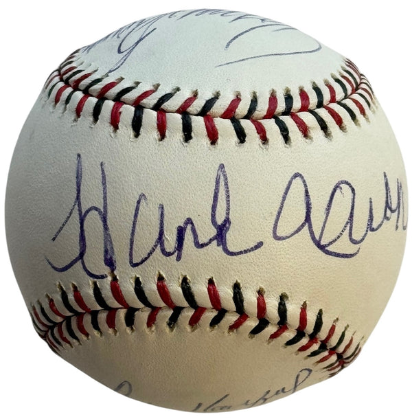 Hank Aaron Sandy Koufax Johnny Bench Signed 2015 All Star Game Baseball (JSA)