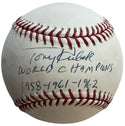 Tony Kubek Autographed Official Major League Baseball (JSA)